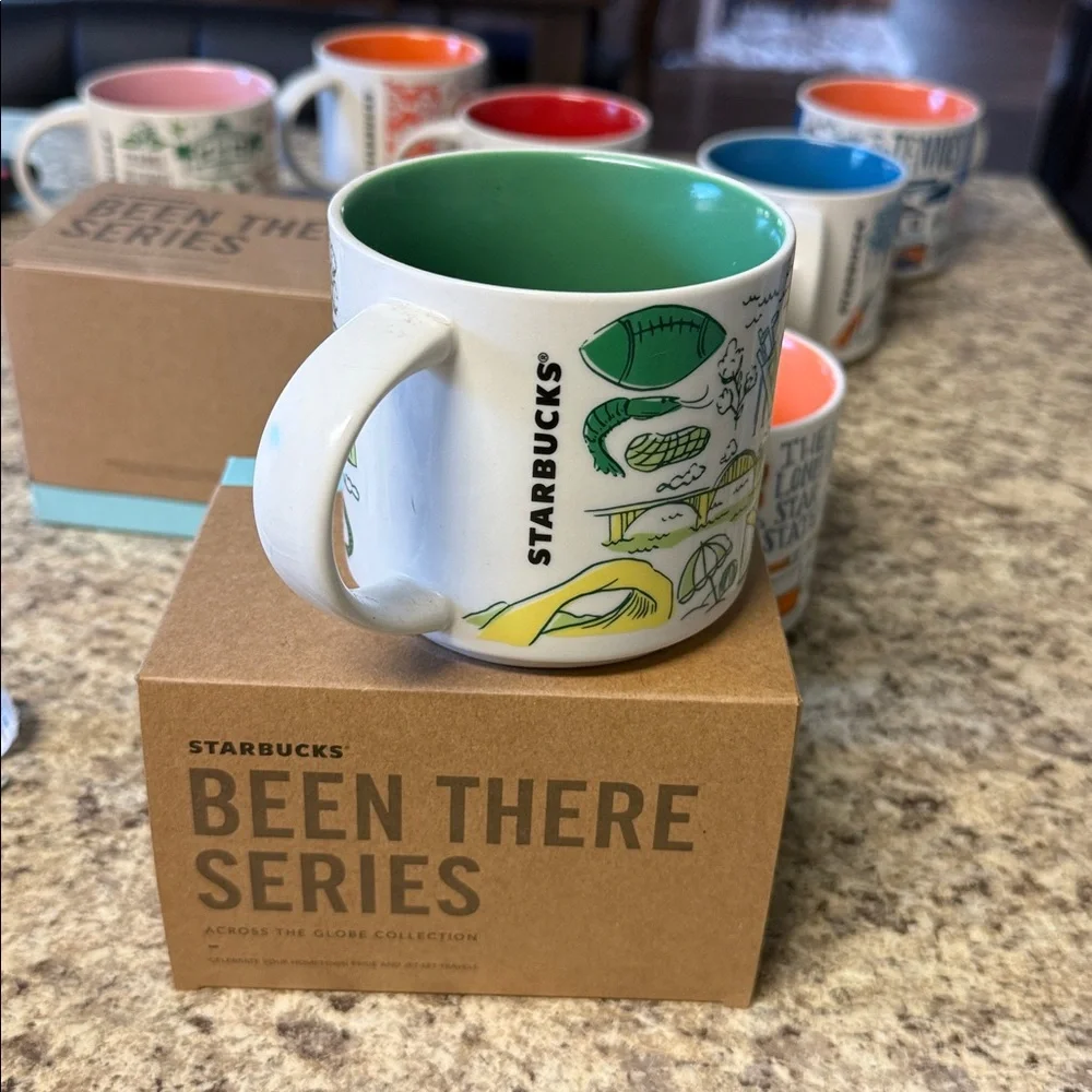 Starbucks Alabama Mug - Green Interior with White Exterior - Picture 2 of 6